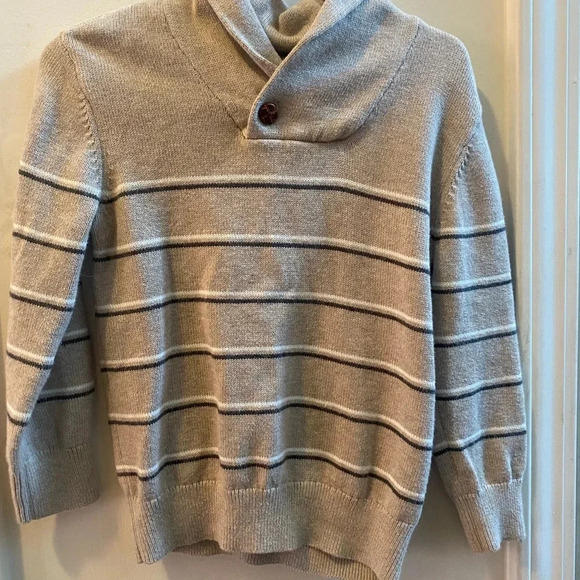 Hope & Henry Shawl Collar Organic Cotton Sweater - Picture 3 of 7